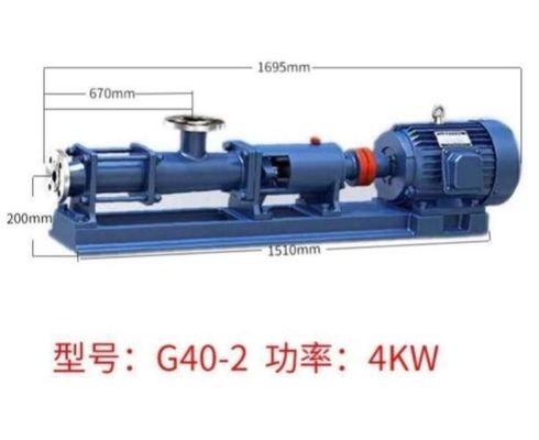 G40-2 ενιαία 5.5kw αντλιών βιδών ανοξείδωτου βιομηχανία ναυπηγικής τροφίμων